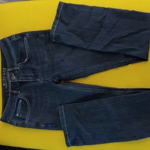 Windsor Straight Leg Mid Rise 26 Dark Denim Jeans